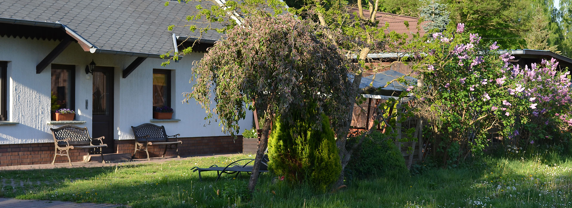 Eingang zum Ferienhaus