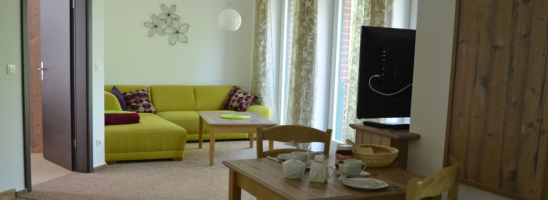 Wohnbereich in der Ferienwohnung