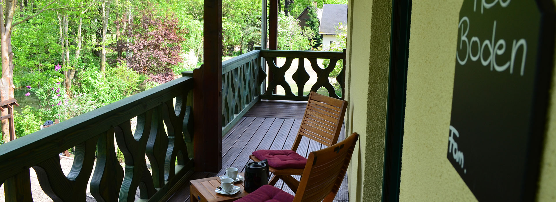Galerie  an der Ferienwohnung Heuboden